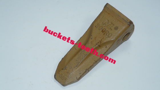 Alloy Steel Excavator Tooth Points Yellow / Black Bucket Tooth 205-70-19570RC