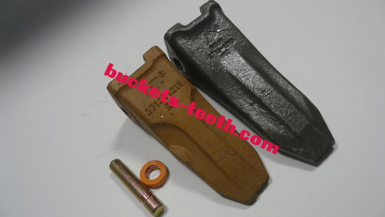 18S Bucket Teeth Yellow / Black 2713-1219 Excavator Parts With Pin