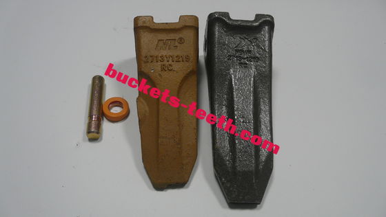 18S Bucket Teeth Yellow / Black 2713-1219 Excavator Parts With Pin