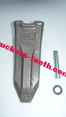 Denti di secchio per scavatori in acciaio in lega OEM 2713-1236RC personalizzati con pin e serratura 2705-1034 2114-1931