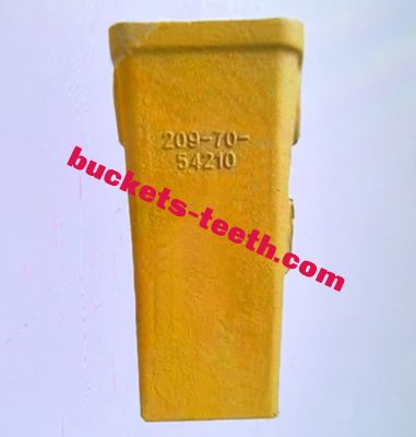 209-70-54210 Komatsu PC650 Series Standard Flat Bucket Tooth,  Excavator Bucket Teeth