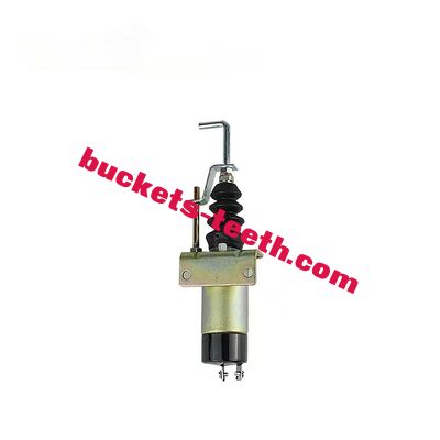 Excavator Parts Diesel Engine 12v 24V Generator Solenoid Valve 36607197 Push Pull Solenoid 366-07197