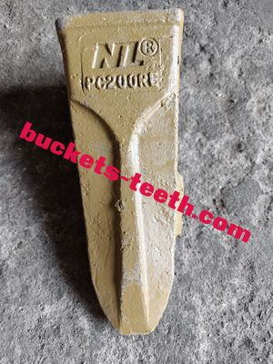 205-70-19570 Bucket Teeth  Long Tiger Teeth for PC200 Excavator Bucket Point