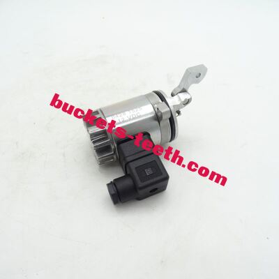 0428-1525 Fuel Shutoff Solenoid Valve 12V DC Excavator Spare Parts for 1011 2011 Engine Excavator