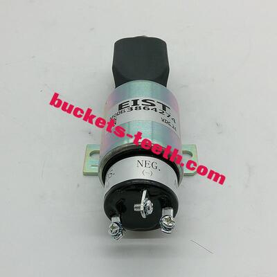 3864274 Fuel Shutoff Solenoid Valve 24V DC Excavator Spare Parts for R140LC-9 R210W-9 R220LC-9S Excavator