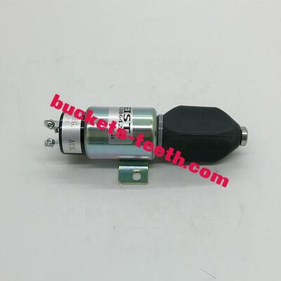 3864274 Fuel Shutoff Solenoid Valve 24V DC Excavator Spare Parts for R140LC-9 R210W-9 R220LC-9S Excavator