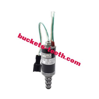 KDRDE5K-2040C04-109 Hydraulic Pump Solenoid Valve 24V DC Excavator Spare Parts for EC210 EC240 EC290 EC360 Excavator
