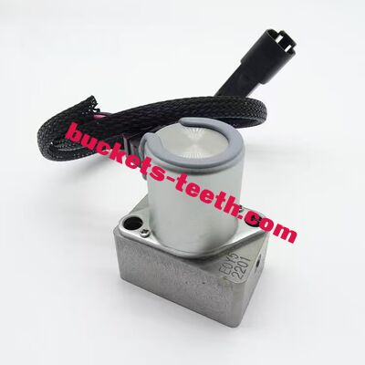702-21-60700 Main Pump Solenoid Valve 24V DC Excavator Spare Parts for PC200-8MO PC220-8MO Excavator